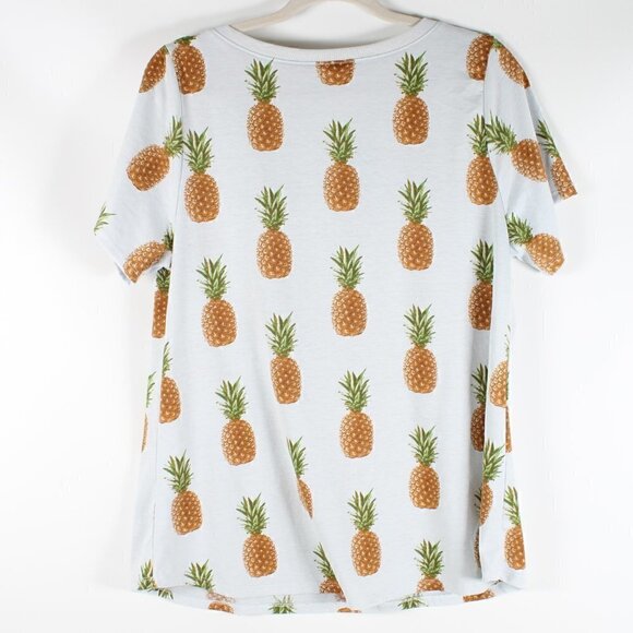 LuLaRoe Pineapple T-Shirt Size Large - Picture 2 of 6